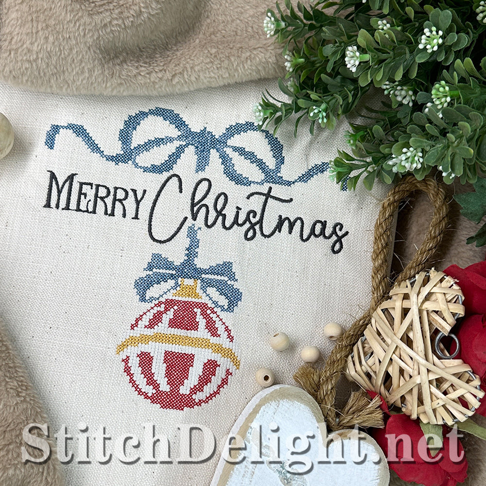 Merry Christmas Cross Stitch Pattern - Cross Stitch and Patterns