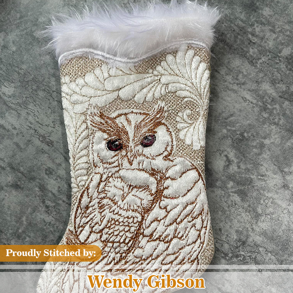 SDS3137 Christmas Owl Stockings