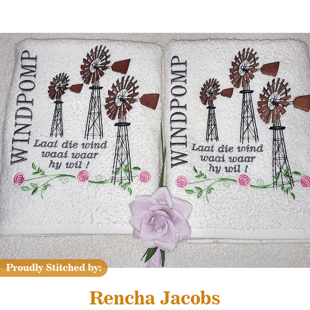 SDS0555 Windmill Pillow Design