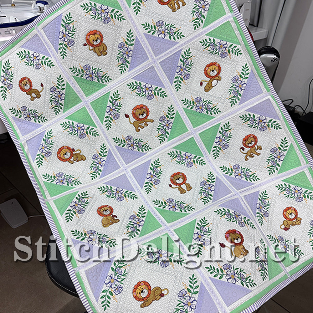 SDS4243 Lilo Lion in Quilting