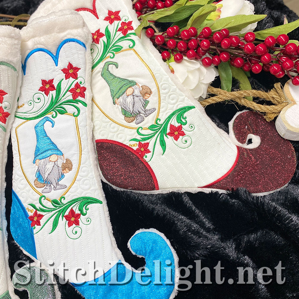 SDS5521 Gnome Christmas Stockings