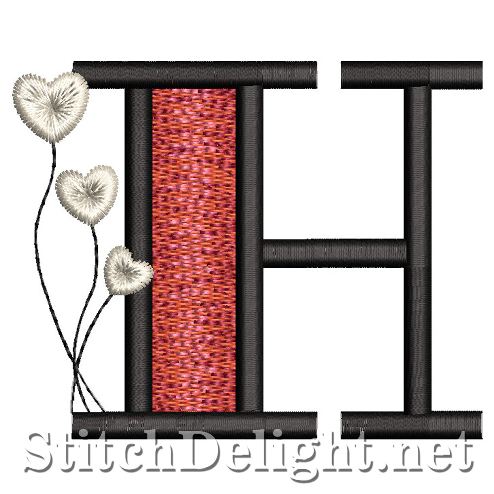 SDS1560 Loving Hearts Font H