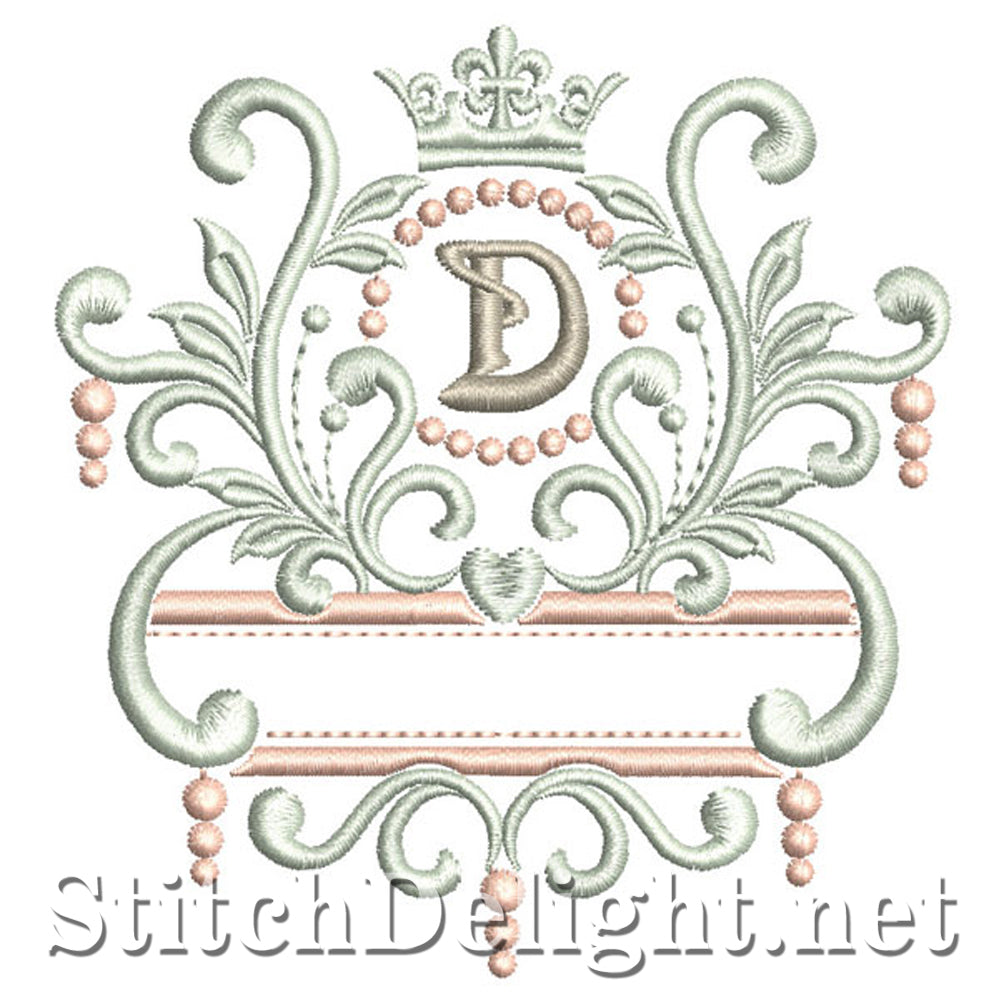 SDS1193 Elegant Royal Font D