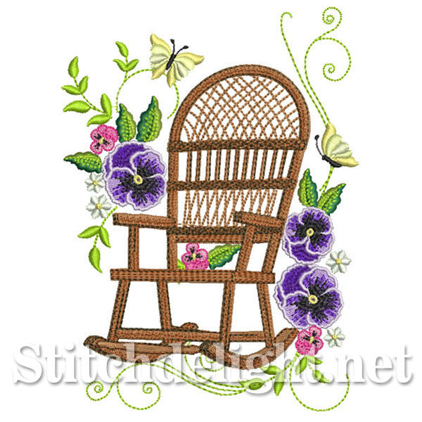 SDS0671 Pansy Wicker Chair