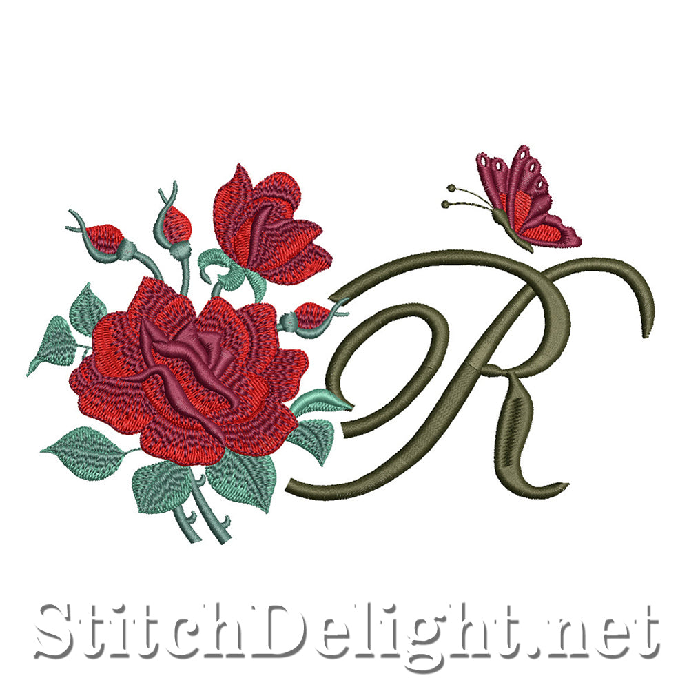 SDS1654 Beautiful Rose Font R