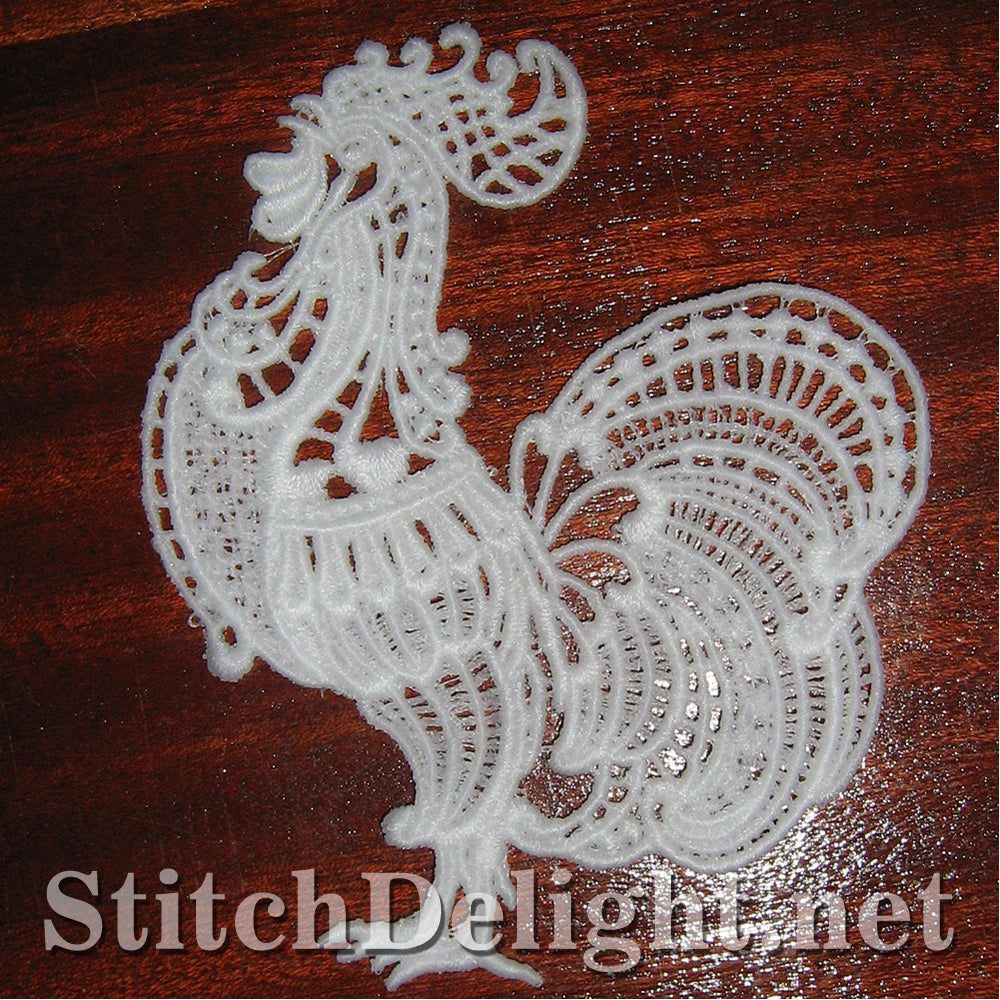 SD0941 Freestanding Lace Rooster