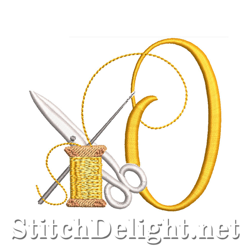 SDS1773 Stitch Delight Font O