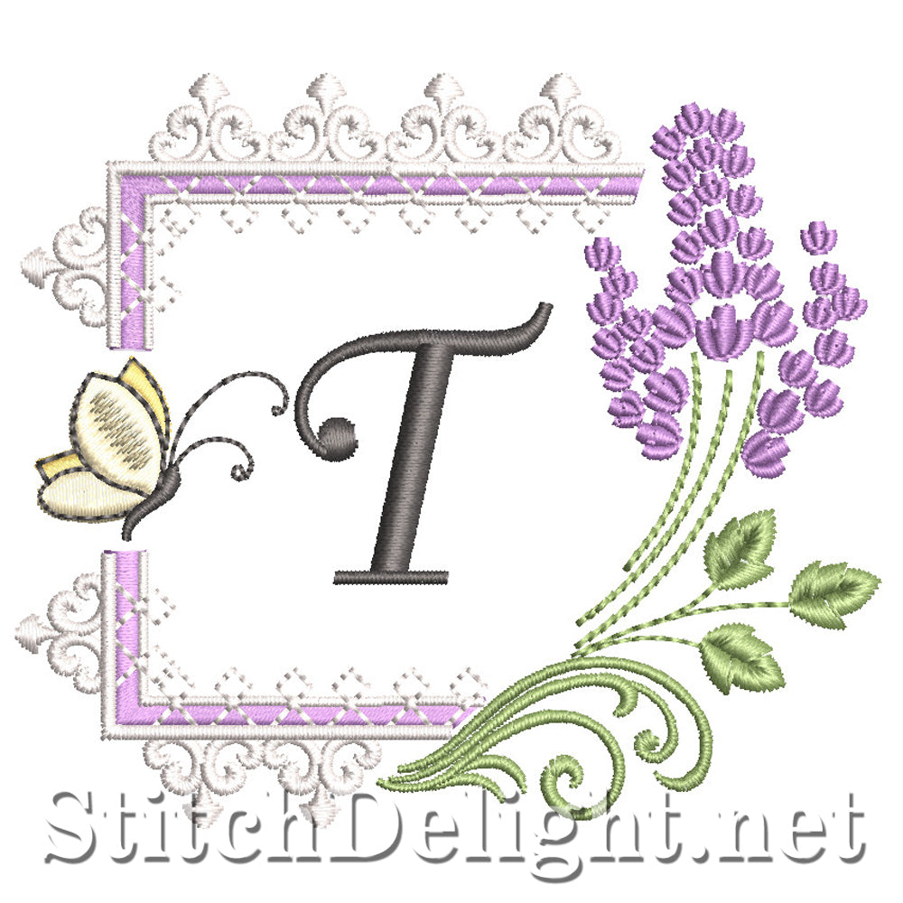 SDS1253 Lavender and Lace Font T