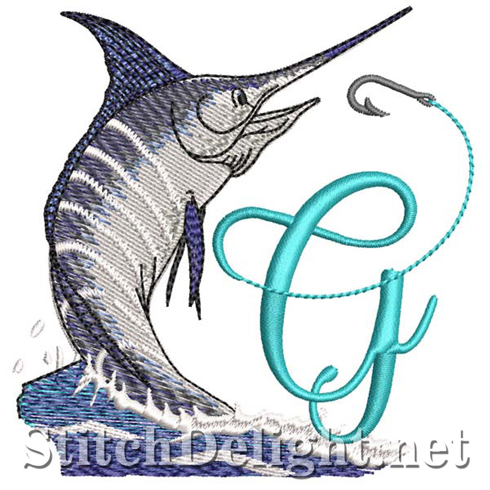 sds1270 Fishing Font G