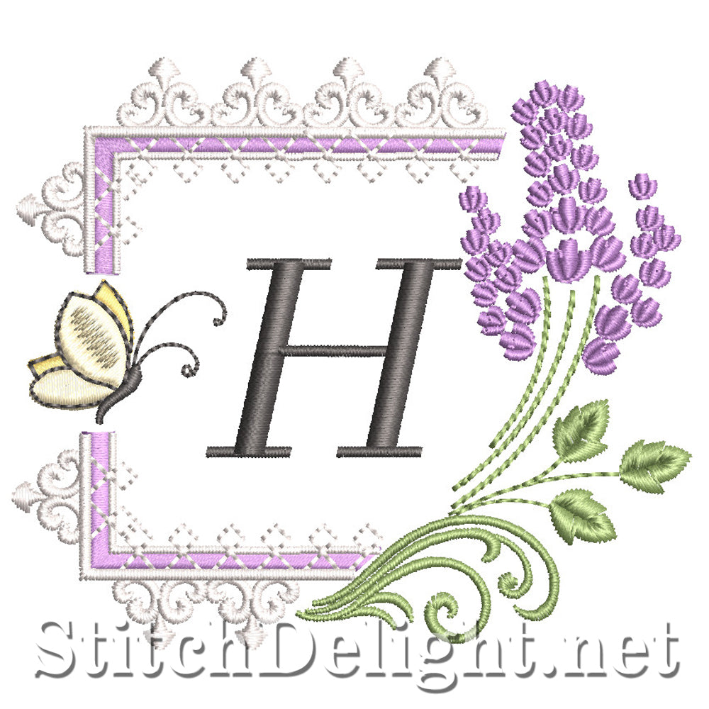 SDS1253 Lavender and Lace Font H