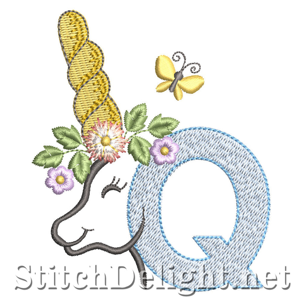 SDS1353 Unicorn Font Q