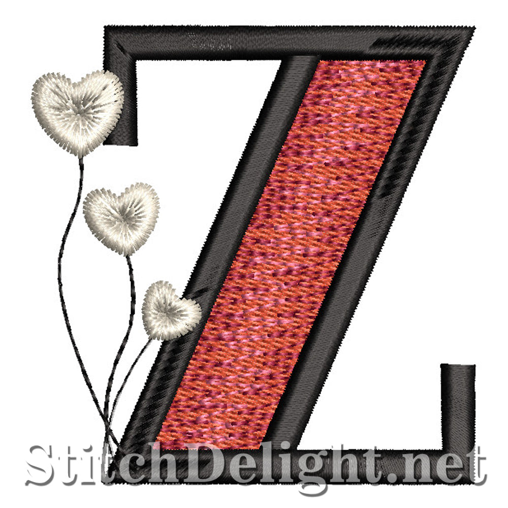 SDS1560 Loving Hearts Font Z