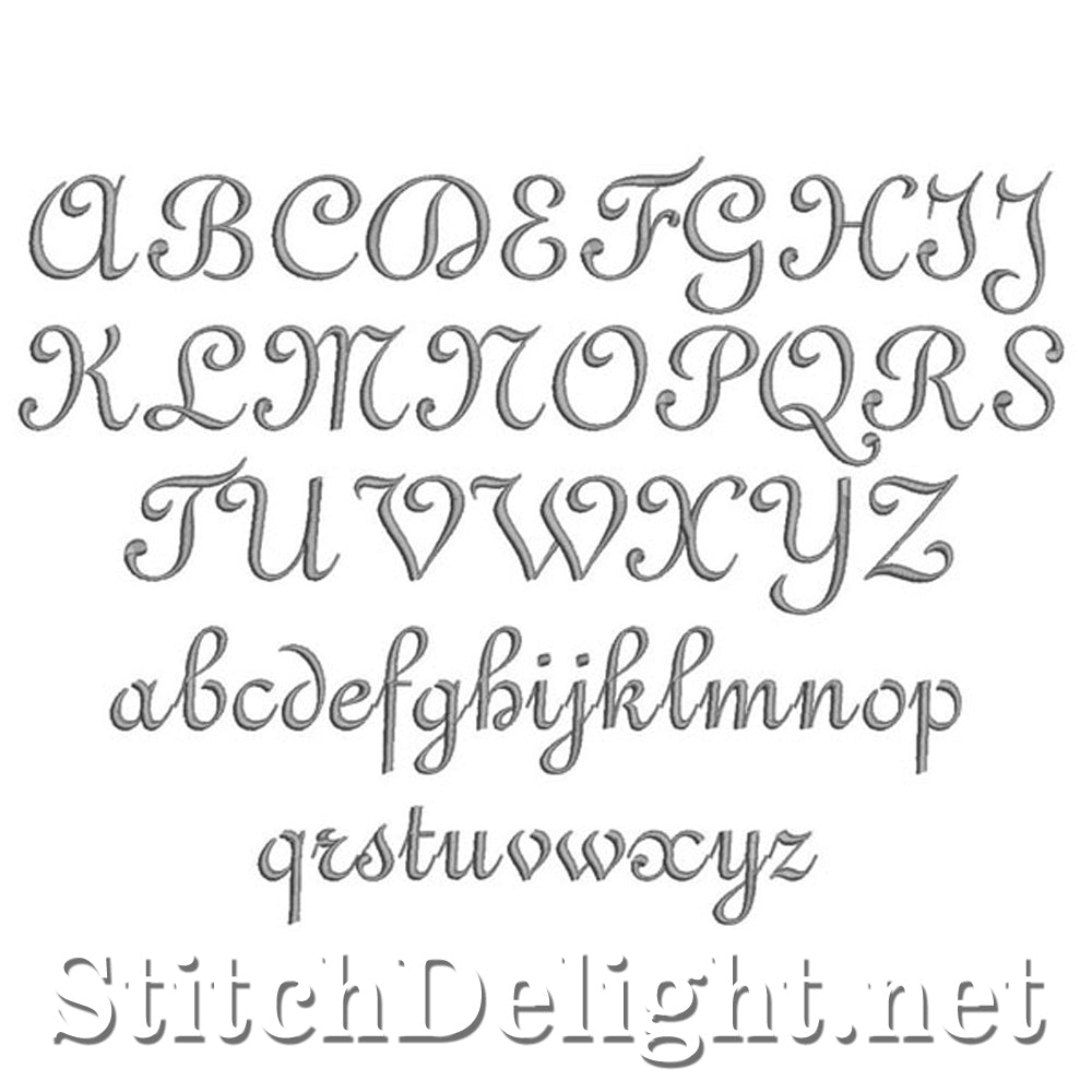 SDS1172 Elegant Ribbon Font