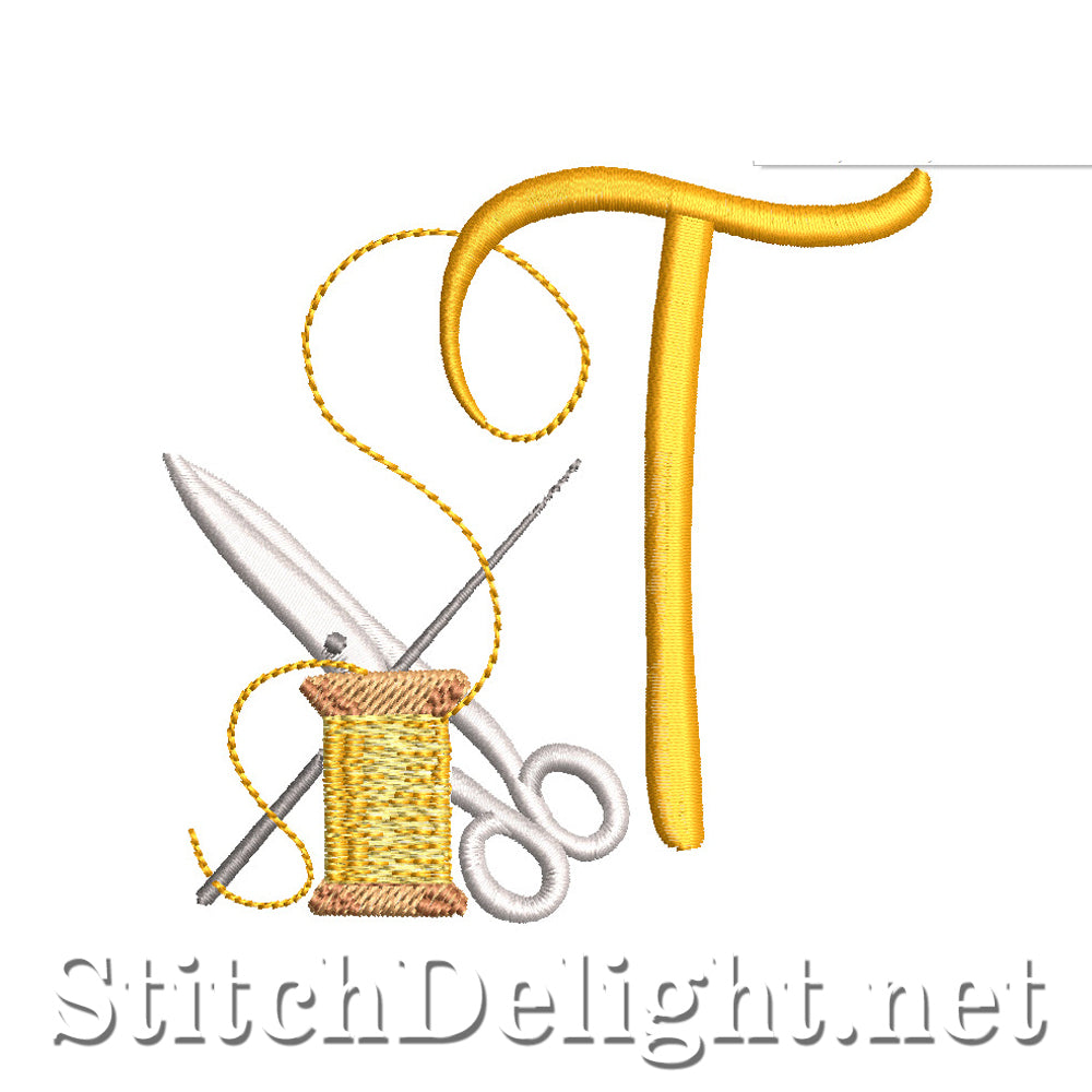 SDS1773 Stitch Delight Font T