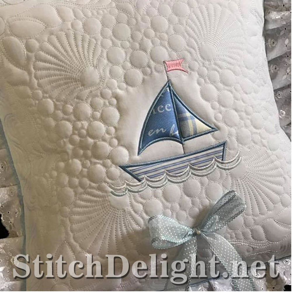 SDS1145 Sailboat Quilt Pillow Project