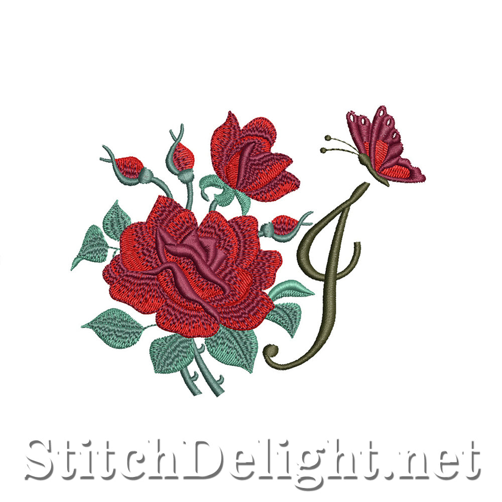 SDS1654 Beautiful Rose Font I