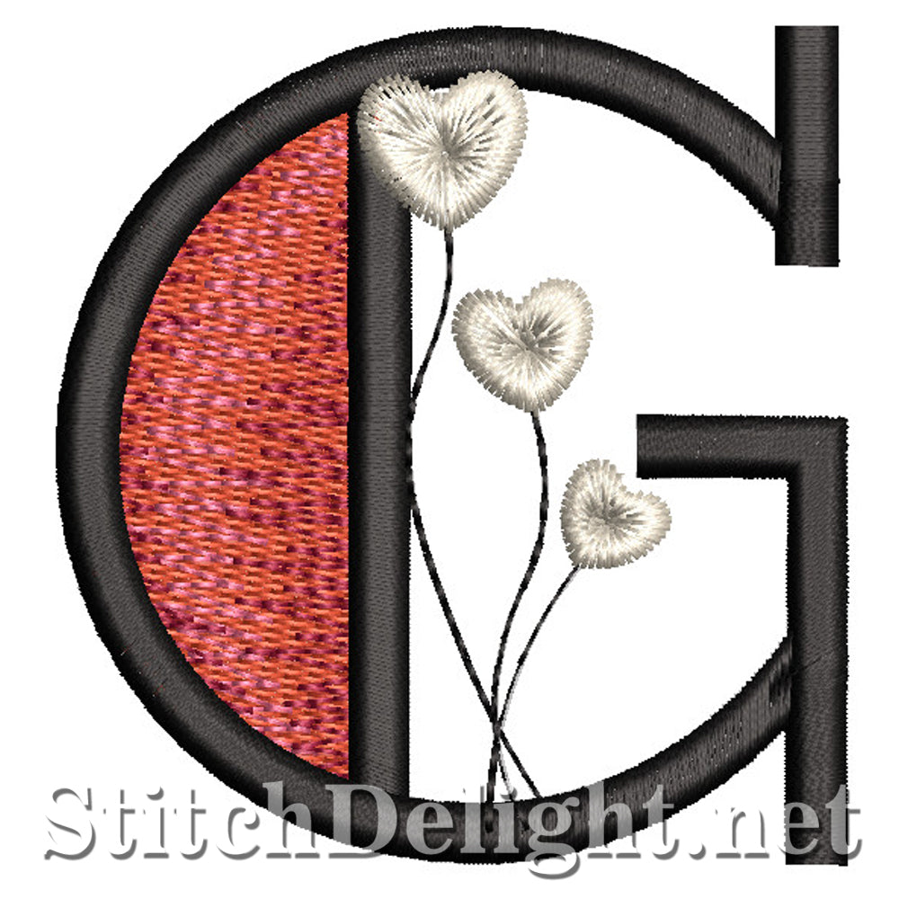 SDS1560 Loving Hearts Font G