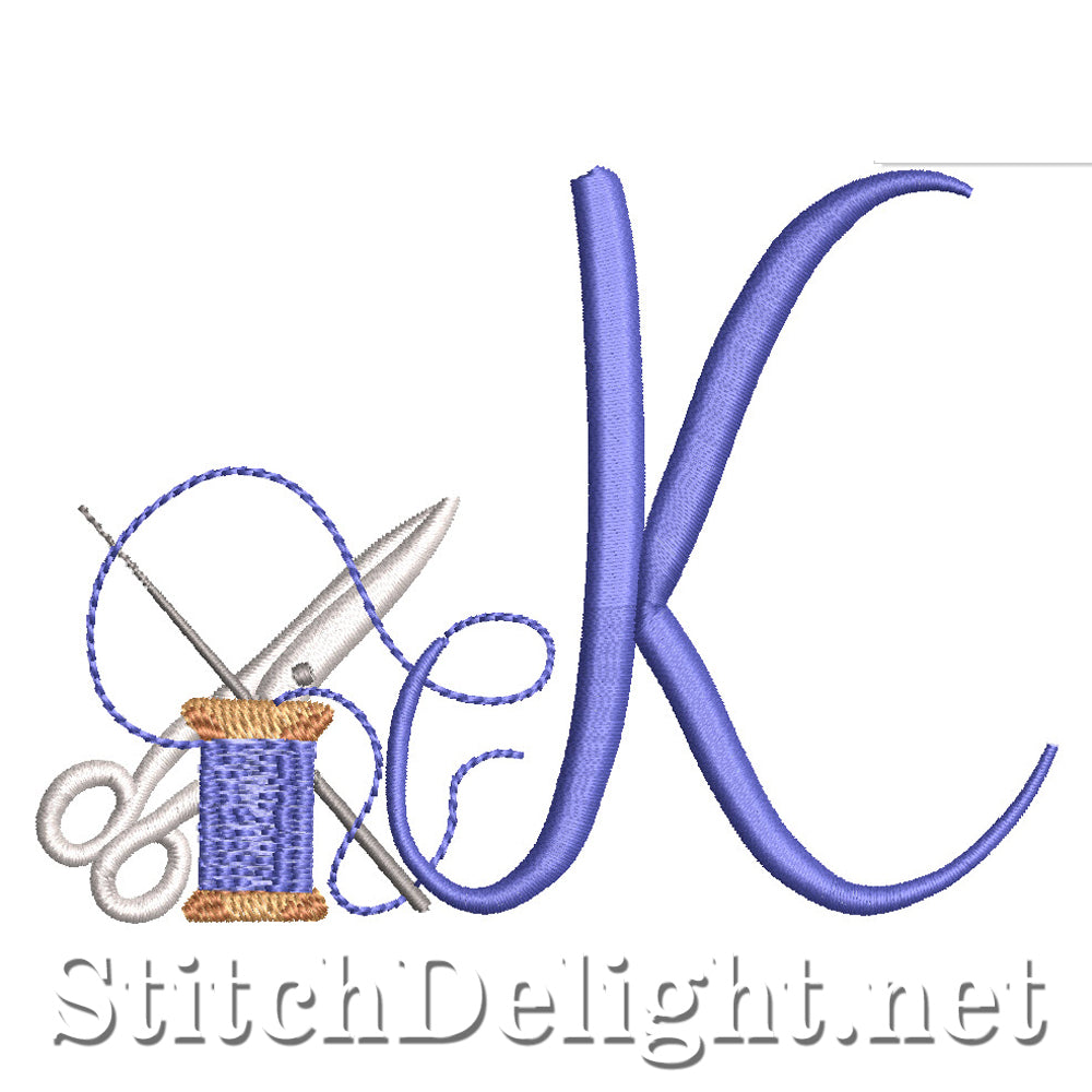 SDS1773 Stitch Delight Font K