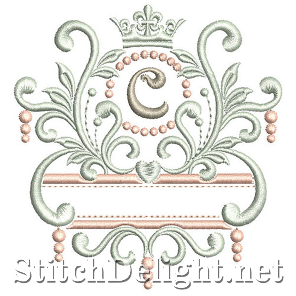 SDS1193 Elegant Royal Font C