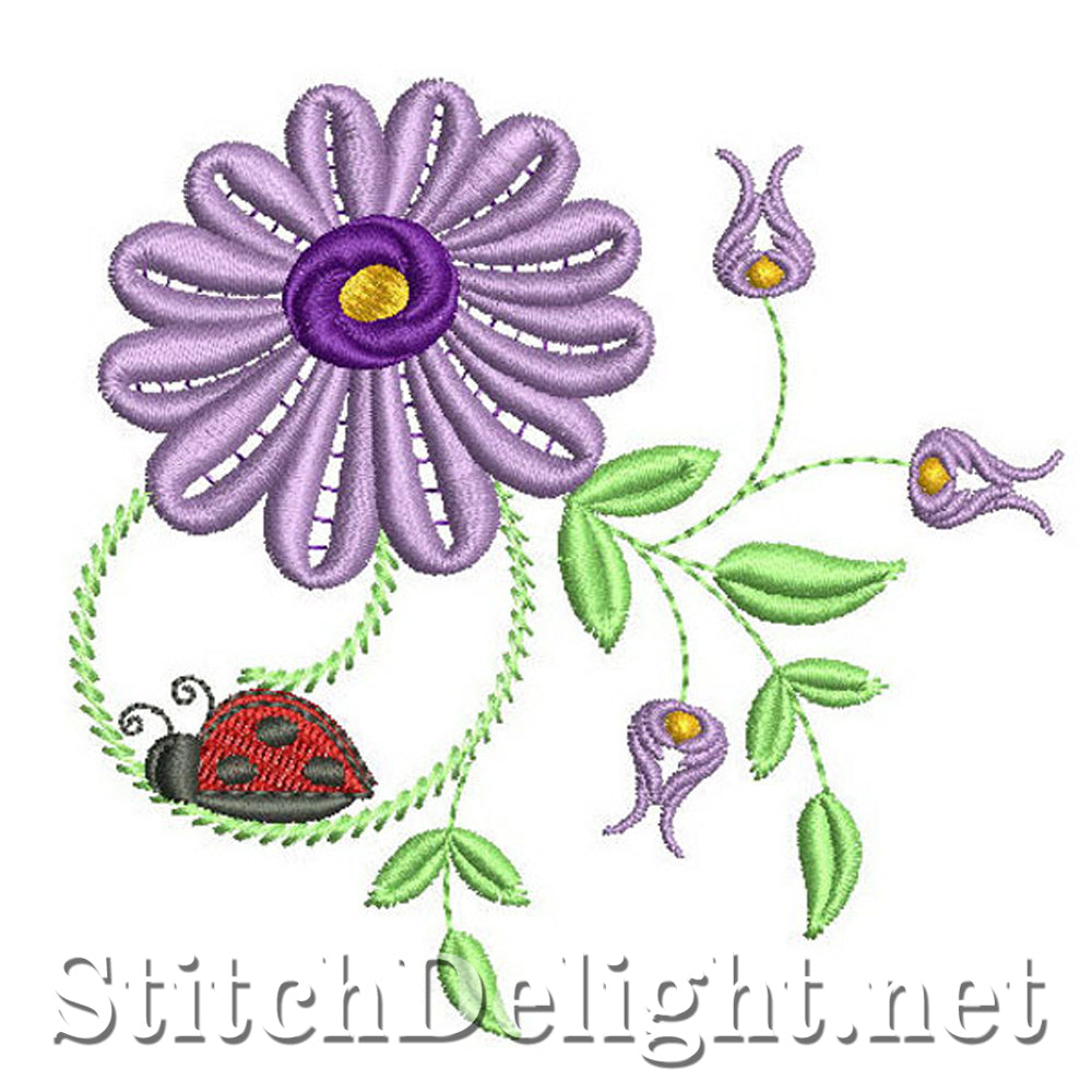 SDS0382 Purple Flower