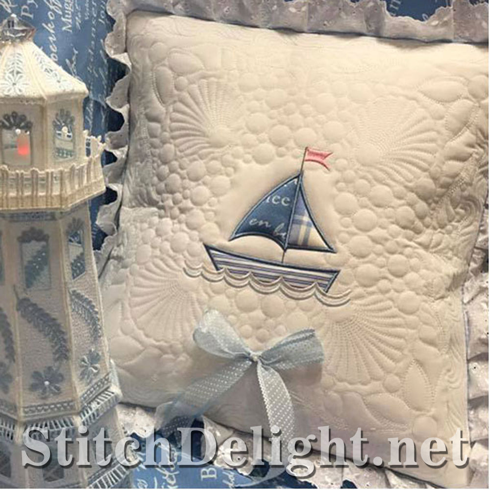 SDS1145 Sailboat Quilt Pillow Project