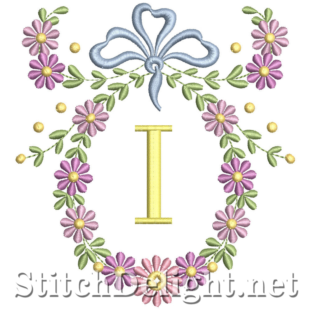 SDS1245 Wispy Floral Font I