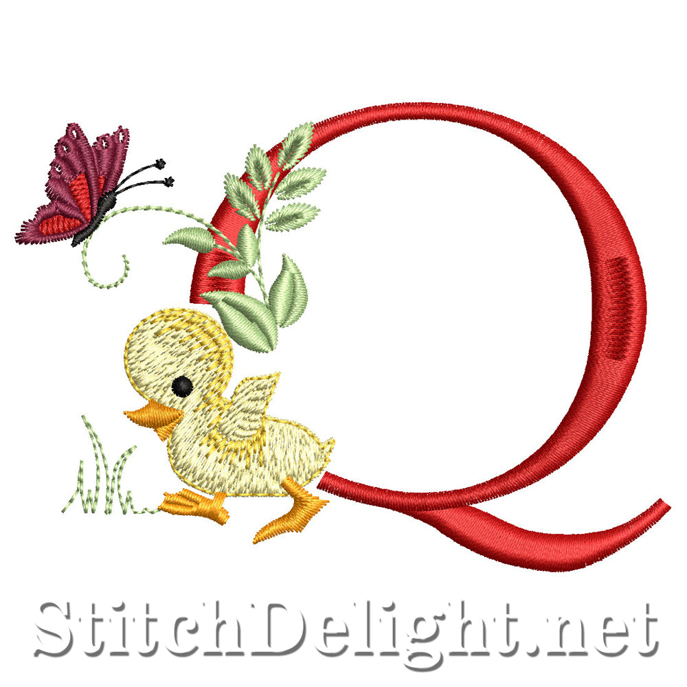 SDS1581 Little Duckie Font Q