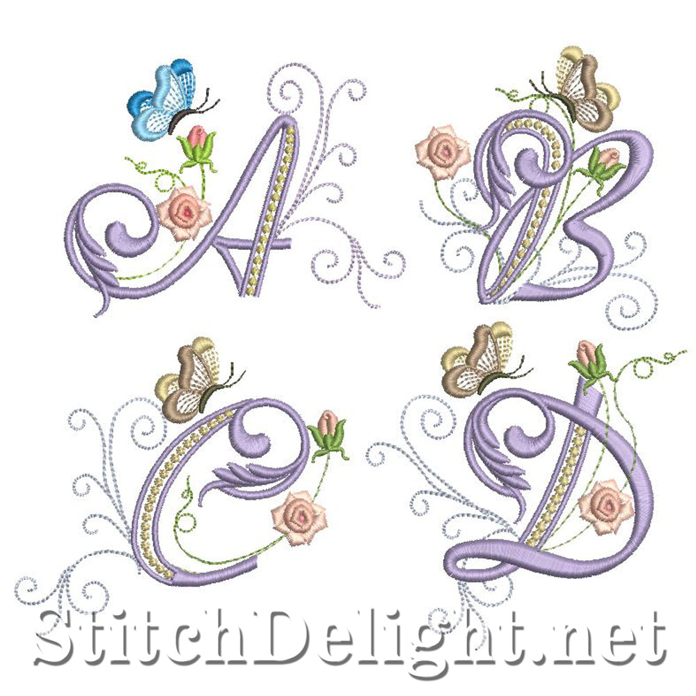 Monogram Roses Font