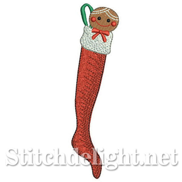 SDS0284 Gingerbread Stocking