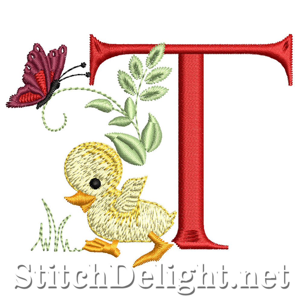 SDS1581 Little Duckie Font T