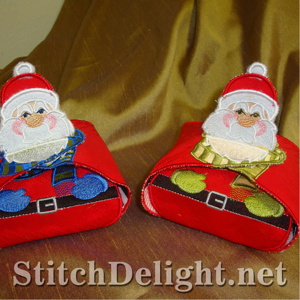 SD1038 Santa Applique Gift Boxes