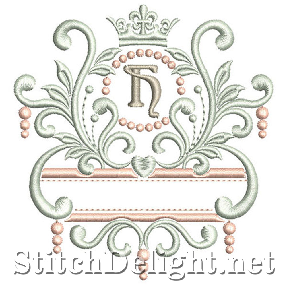 SDS1193 Elegant Royal Font H