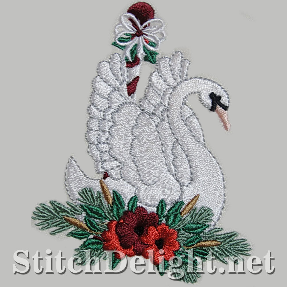 SDS4169 Christmas Swans