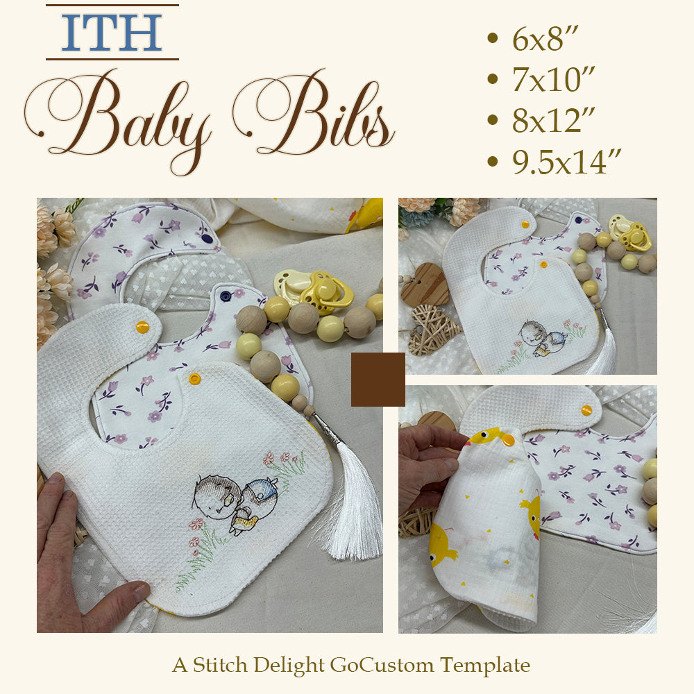 SDS4252 GoCustom Baby Bibs