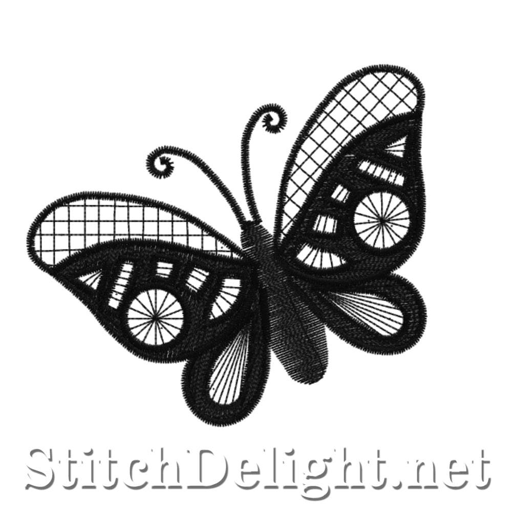 SD0004 Blackwork Butterflies