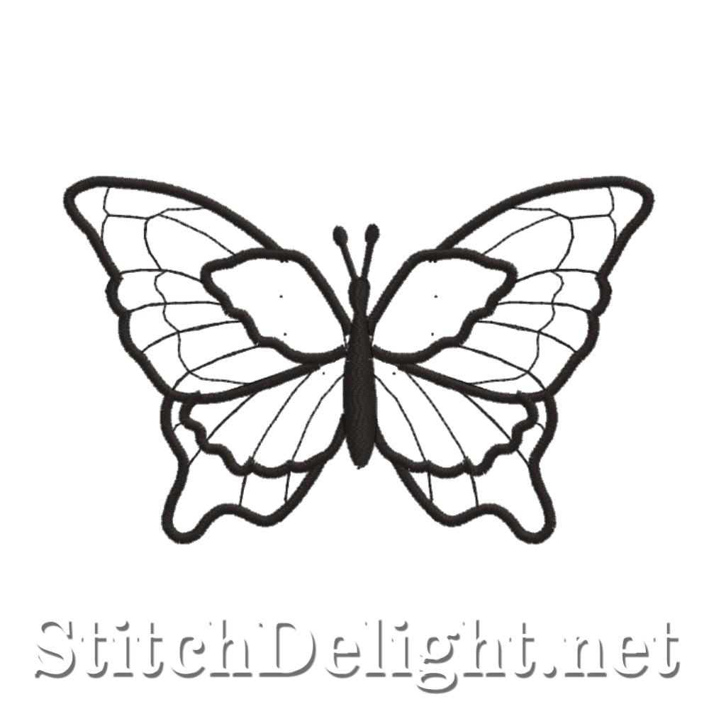 SD0004 Blackwork Butterflies