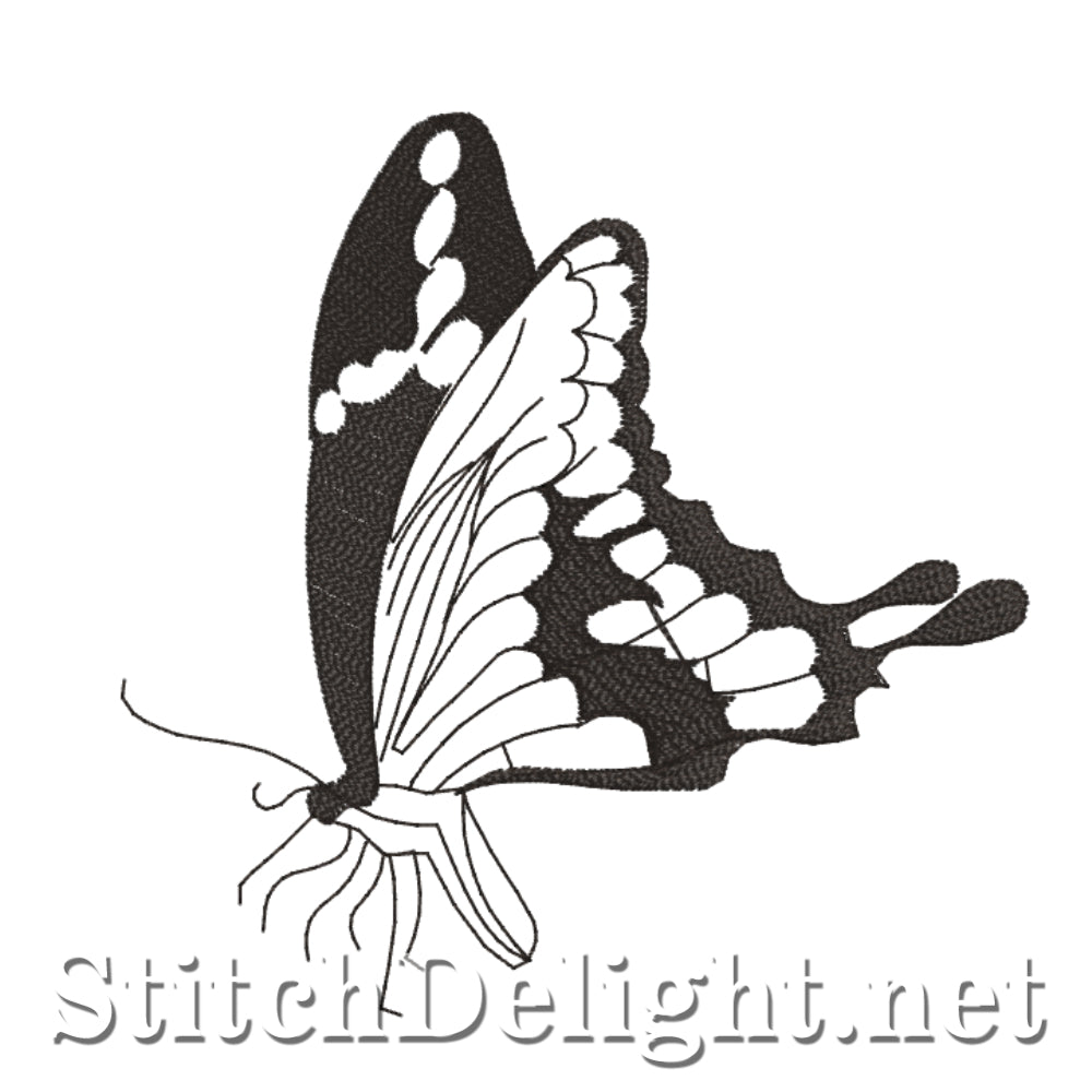 SD0004 Blackwork Butterflies