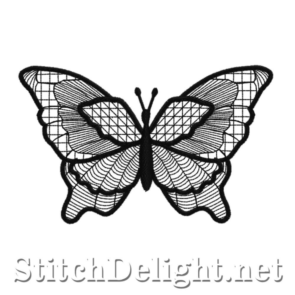 SD0004 Blackwork Butterflies