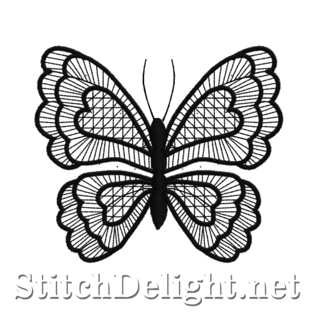 SD0004 Blackwork Butterflies