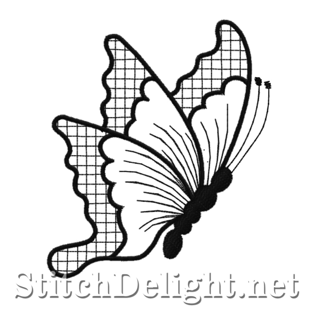 SD0004 Blackwork Butterflies