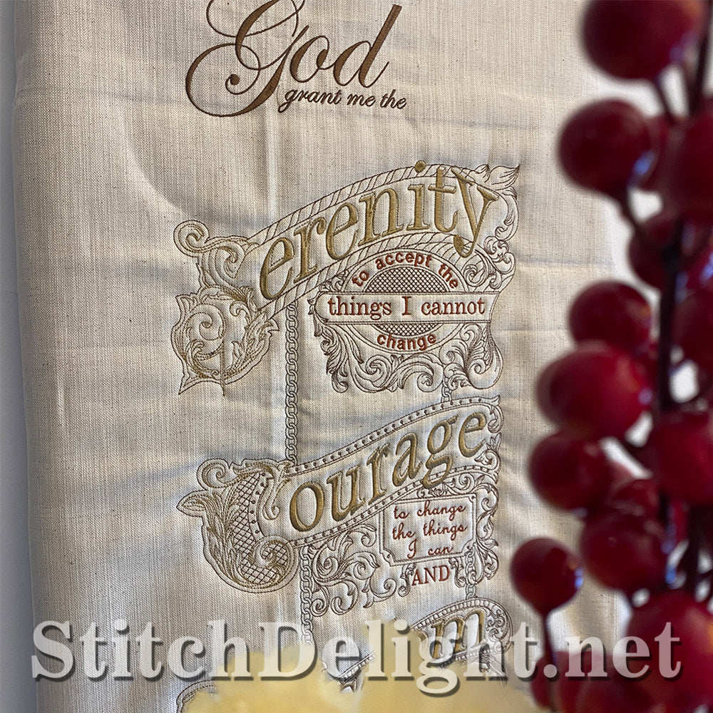 SDS3139 Gilded Serenity Prayer
