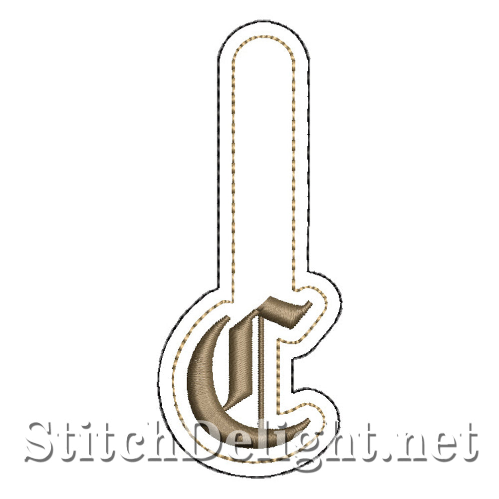 SDS3154 Elegant Key Fob Font C