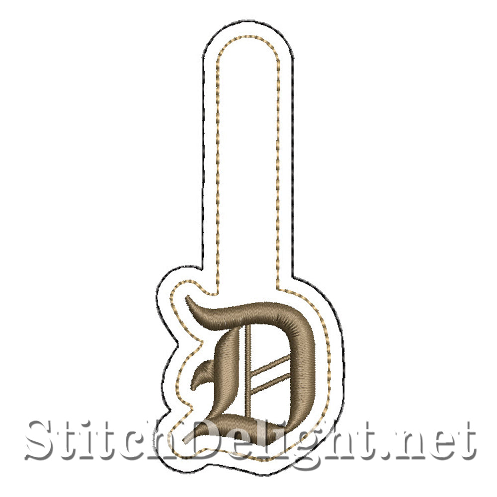 SDS3154 Elegant Key Fob Font D