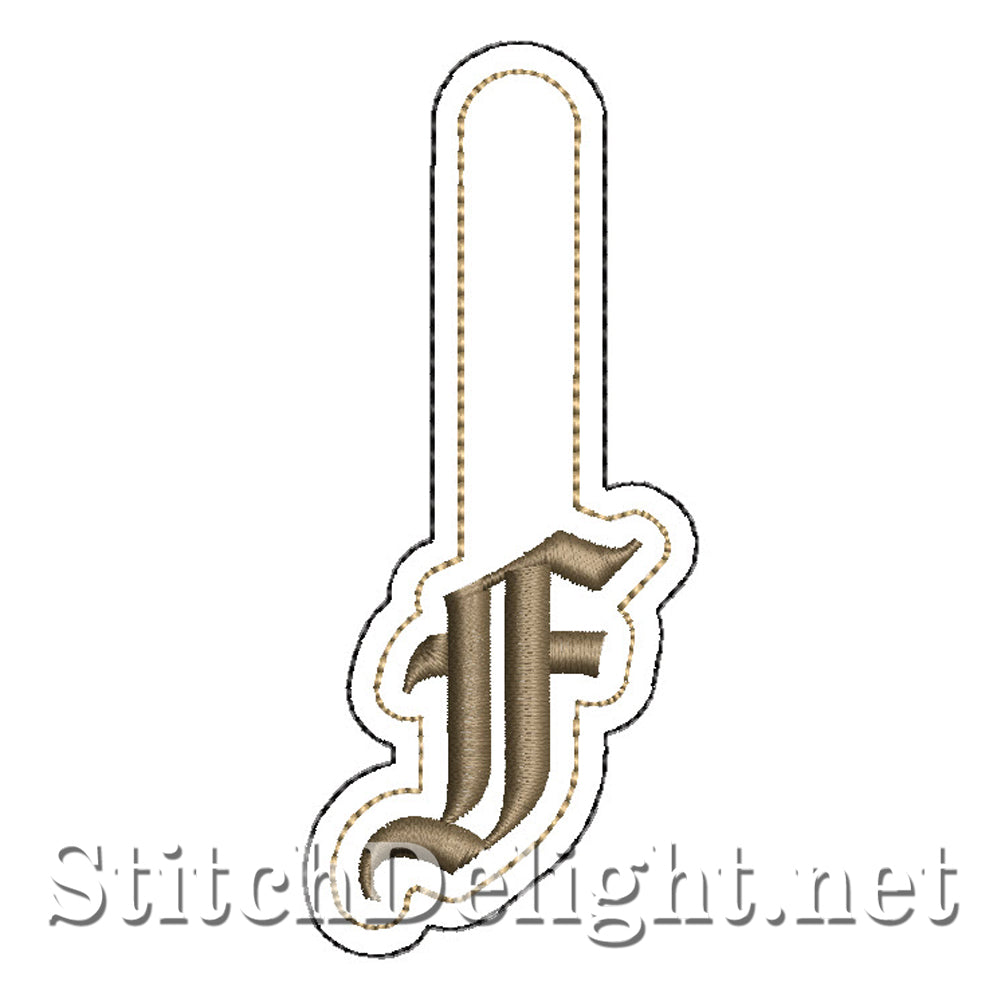 SDS3154 Elegant Key Fob Font F