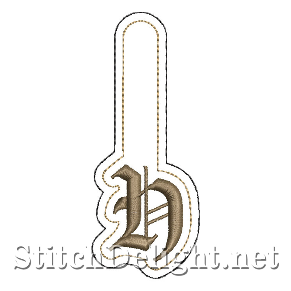 SDS3154 Elegant Key Fob Font H