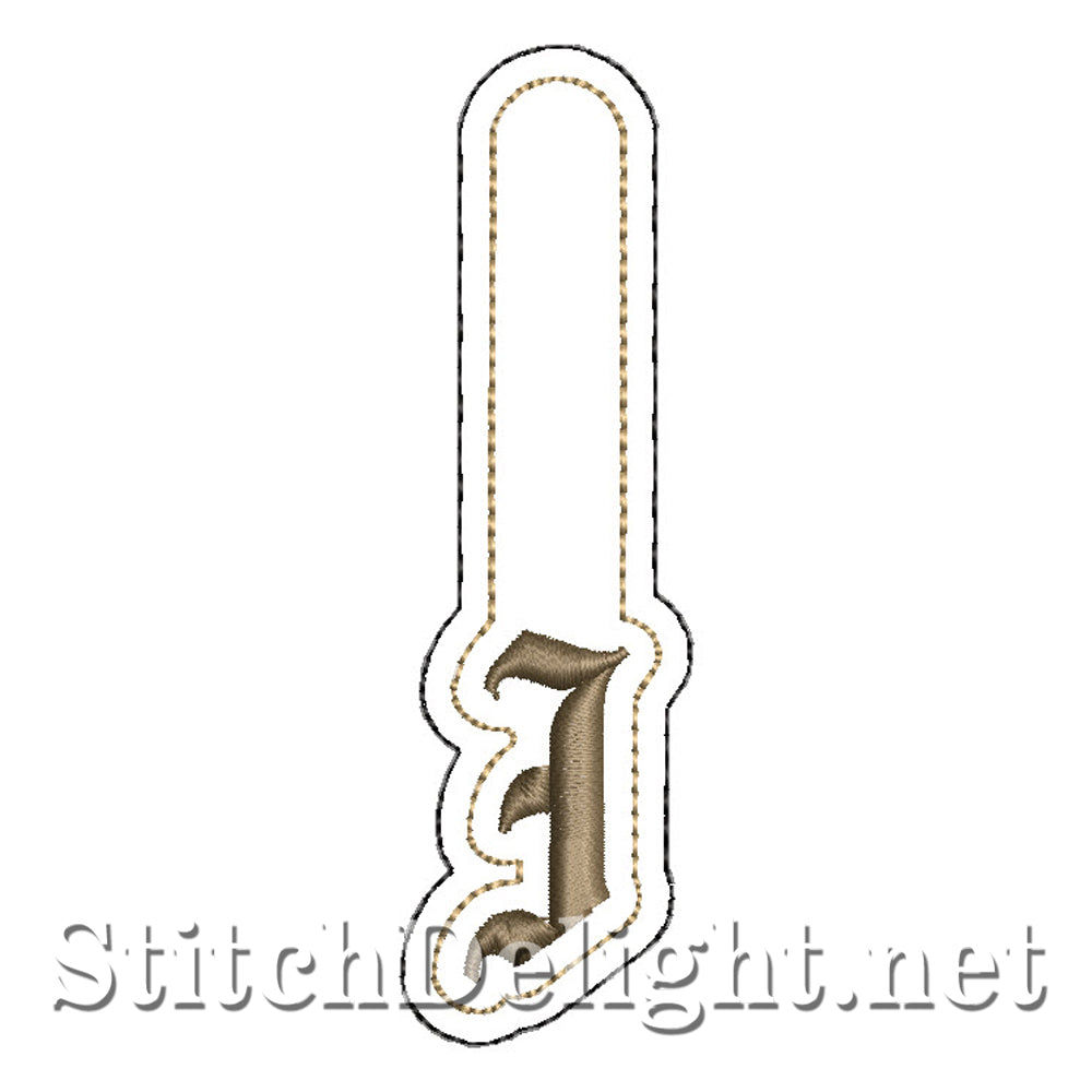 SDS3154 Elegant Key Fob Font I