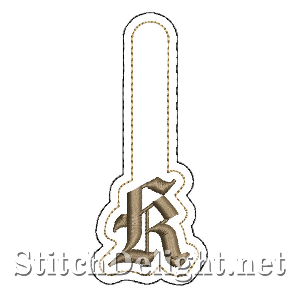 SDS3154 Elegant Key Fob Font K