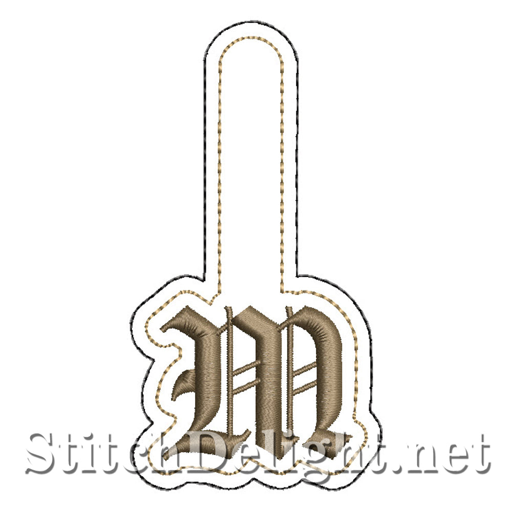 SDS3154 Elegant Key Fob Font M