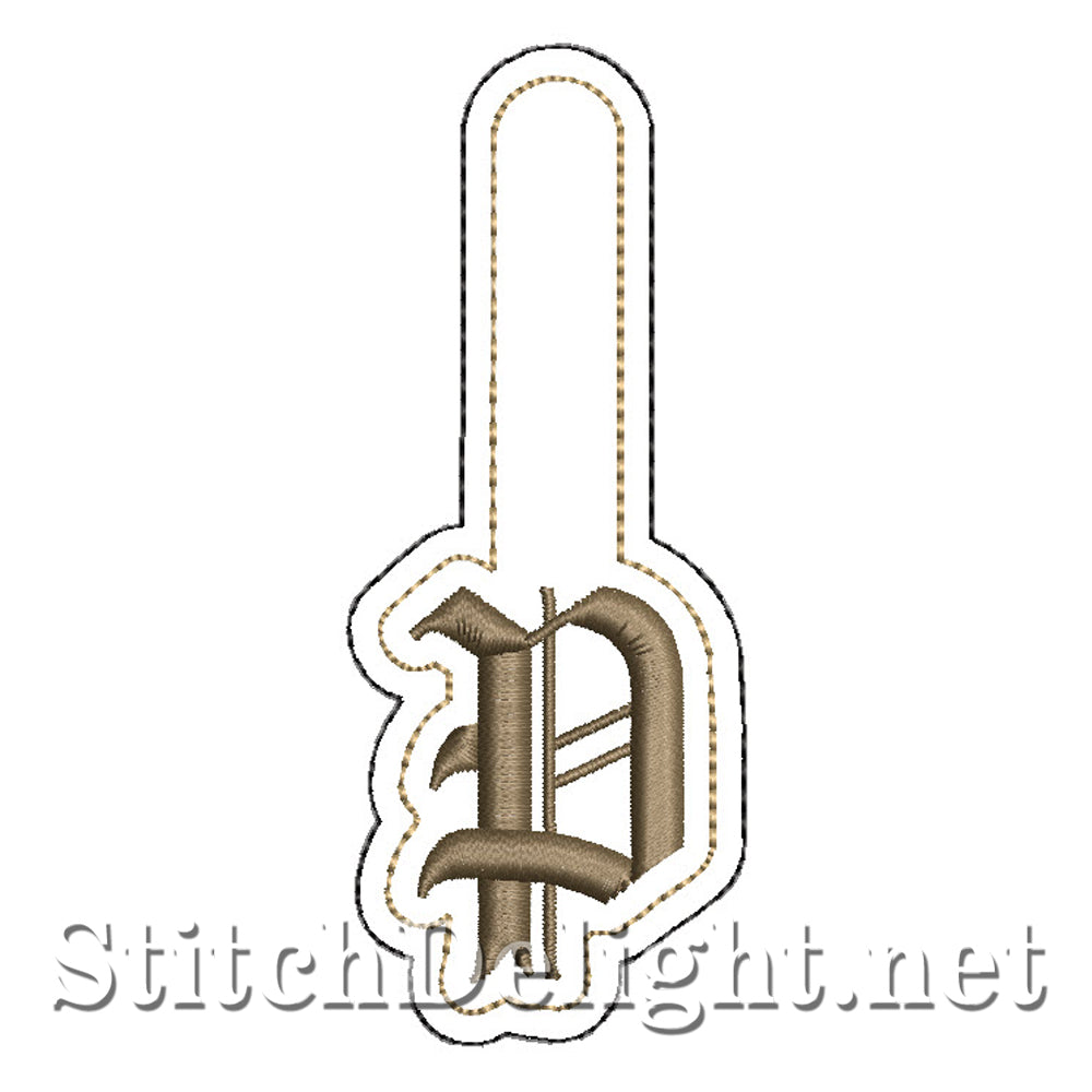 SDS3154 Elegant Key Fob Font P