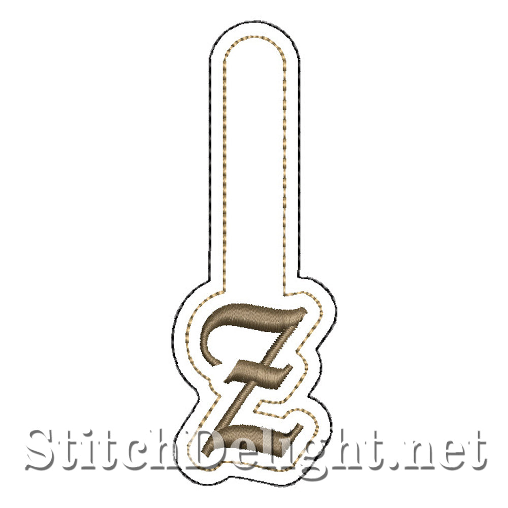 SDS3154 Elegant Key Fob Font Z